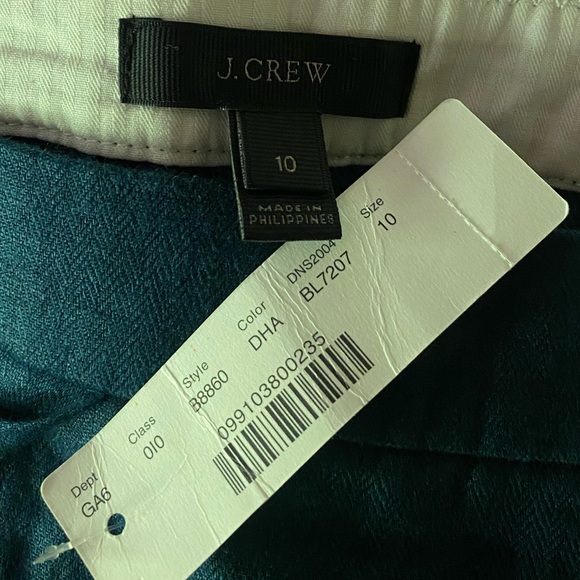 NWT J.Crew Sz 10 Linen Pleated Skort - Picture 5 of 5